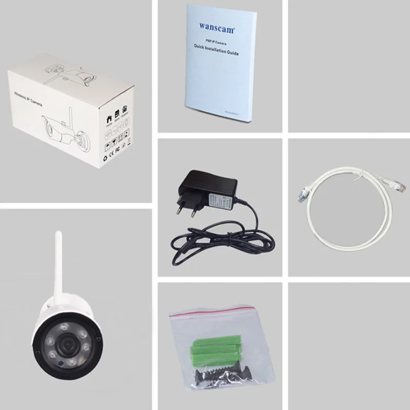 Беспроводная ip камера WANSCAM K22 1080P HD с функцией обнаружения движения IP66