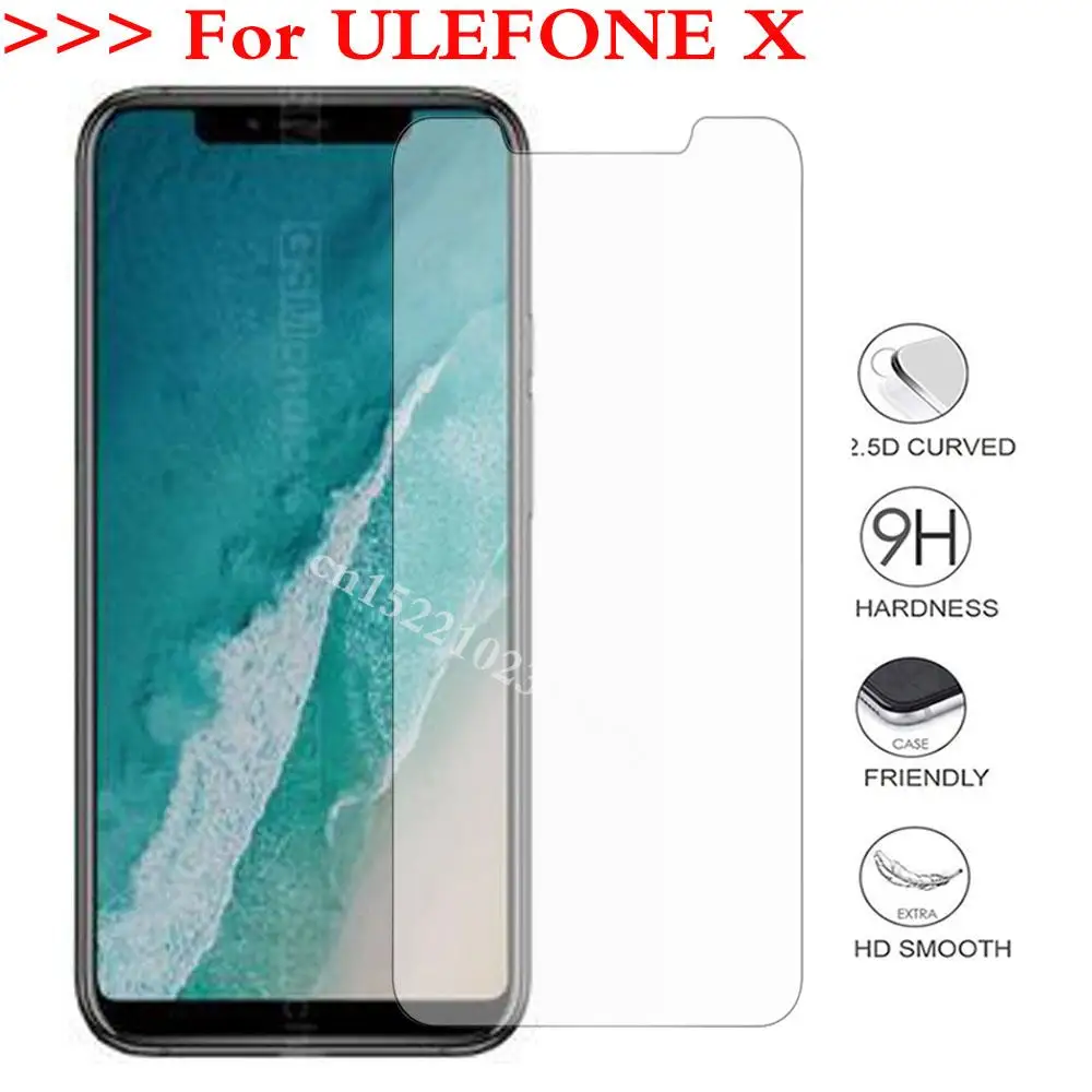 Закаленное стекло для Ulefone x Защитная пленка экрана Взрывозащищенная фотопленка