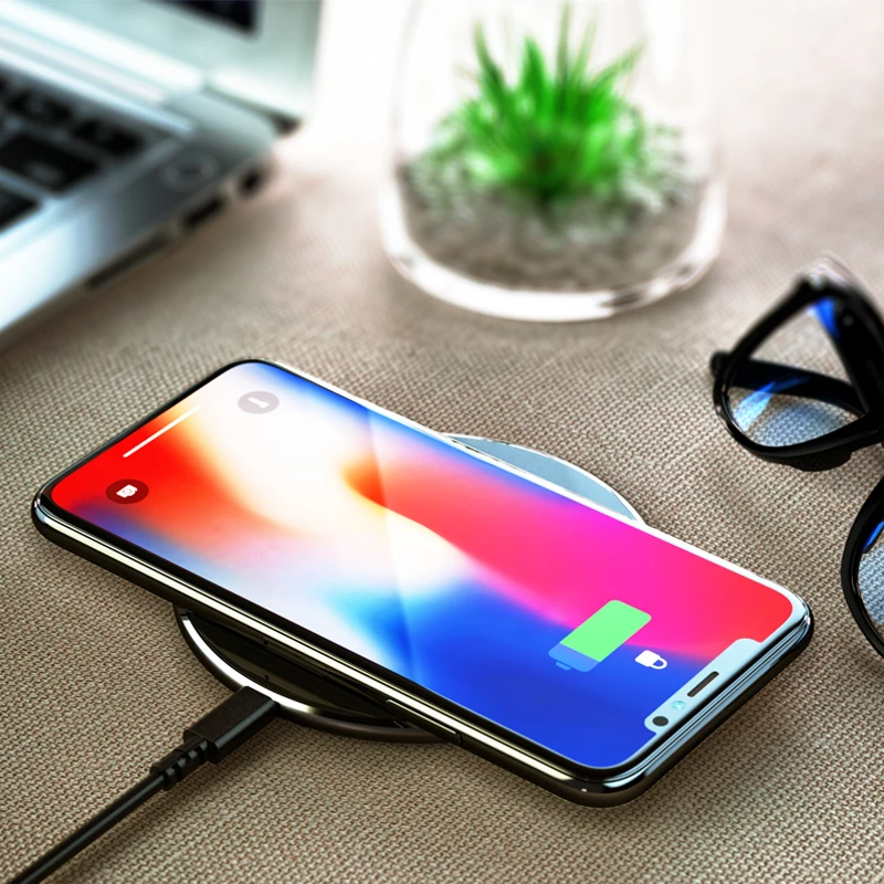 Беспроводное зарядное устройство GUSGU Qi для iPhone X 8plus 7 5 Вт Постоянная частота