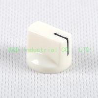 10pcs diy 1715mm white abs plastic knobs for d shaft guitar amp effect pedal stomp box