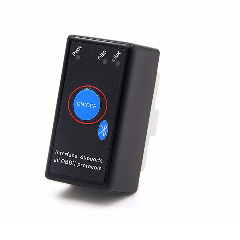 Bluetooth мини elm327 Переключатель ELM327 V1.5 PIC18F25K80 чип код автомобиля сканер Супер ELM327 синий Vagte OBD2 V2.1 для Android Крутящий момент