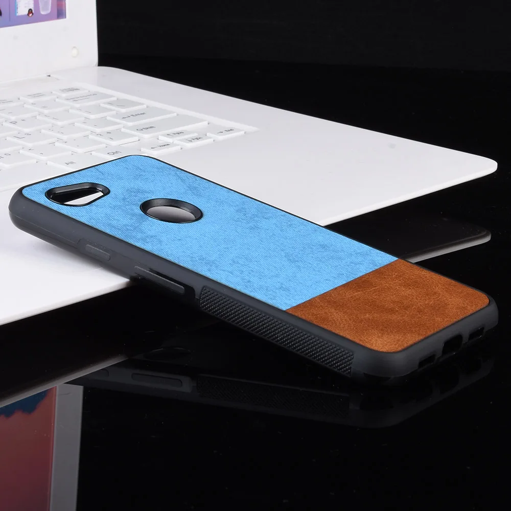 Для Google Pixel 3A чехол Ретро джинсовая ткань кожаный защитный чехол для телефона для Pixel 3A XL 3axl 4xl бизнес твердая задняя крышка(N0531