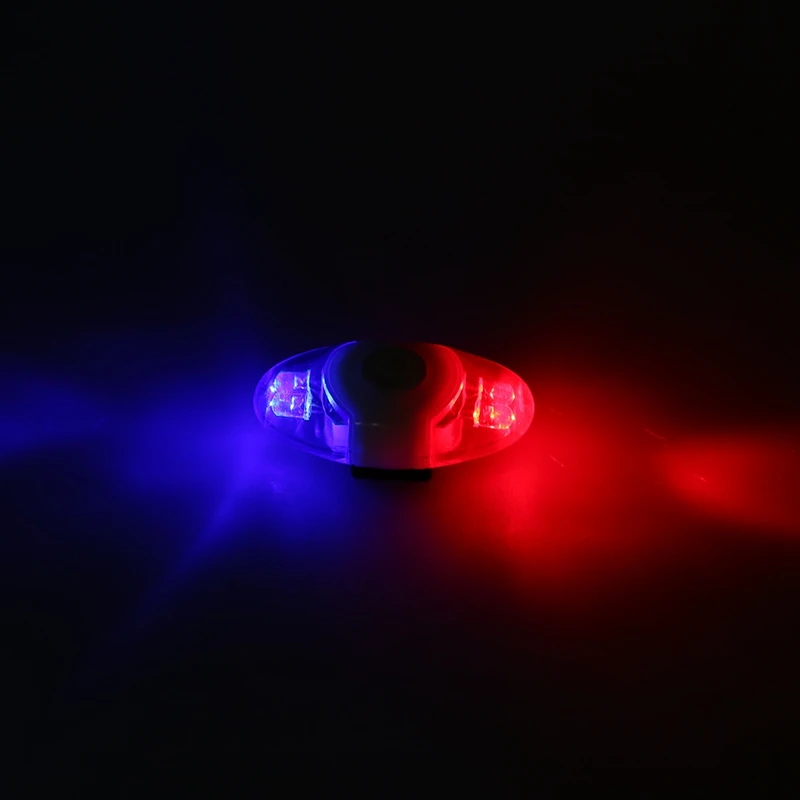 Передняя фара Маяк безопасности MTB велосипед 4 LED свет Красный Синий Ультра