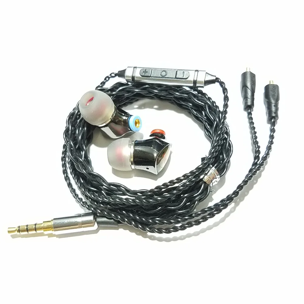 PIZEN SENFER 4в1 HIFI наушники Гибридный привод DIY наушники Ноулз сбалансированная арматура с MMCX кабелем se215 se535 se846
