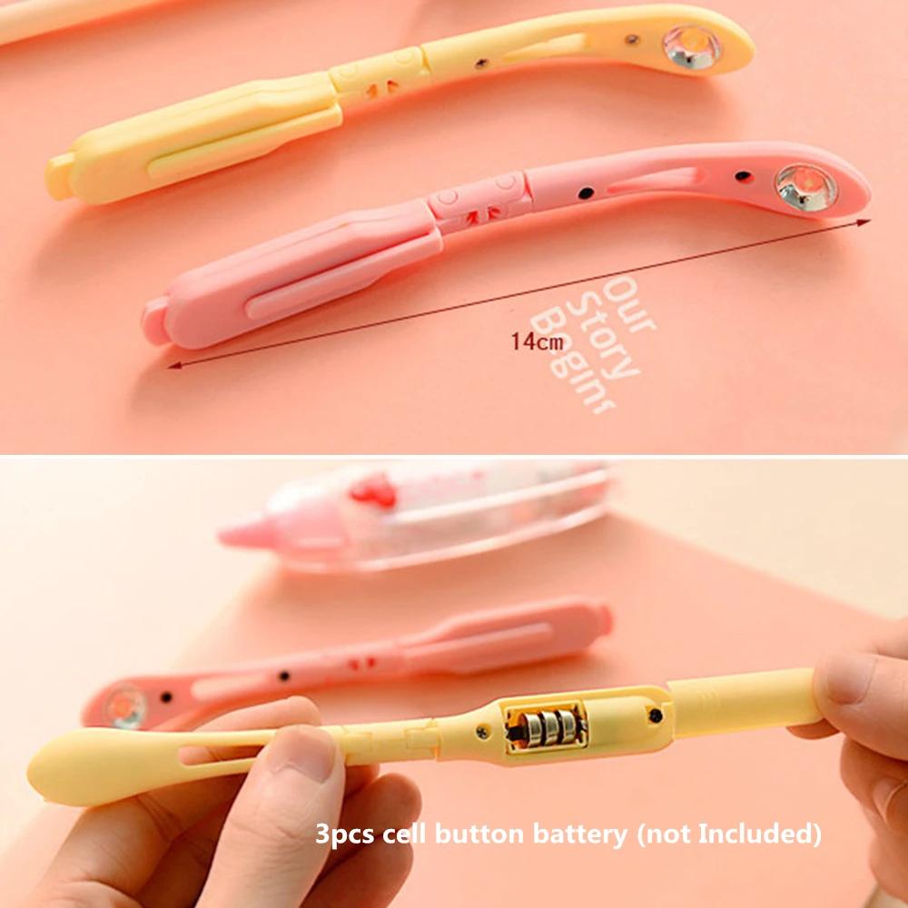 

CHICLITS LED Clip-on Book Read Lamp With Battery Fold Small Book Light Reader Kindle Adjustable Flexible Night Light Girl Gifts