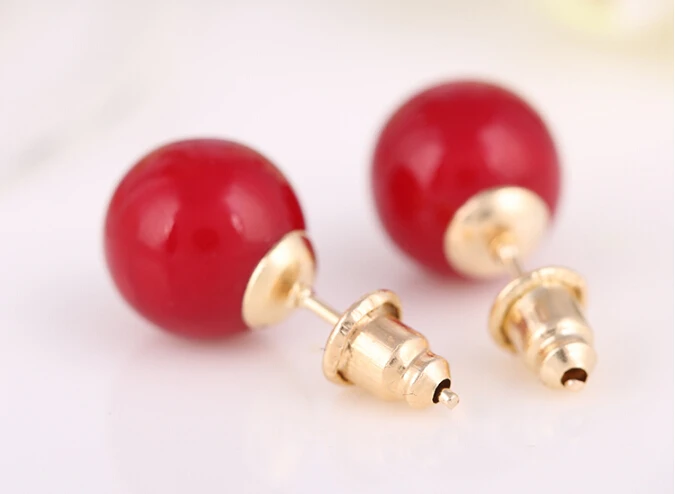 Серьги клипсы с имитацией жемчуга не пирсинг для невесты двухцветные украшения