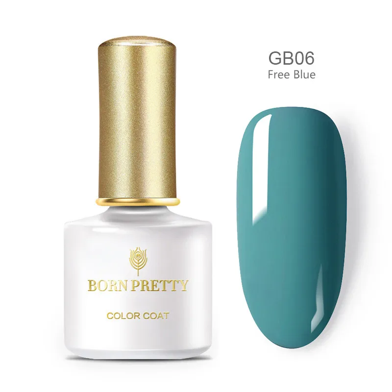 BP-GB06 BORN PRETTY Blue серия Гель-лак для ногтей 6 мл замачиваемый УФ-Гель-лак чистый цвет лак для ногтей Гель-лак долговечный - Цвет: BP-GB06