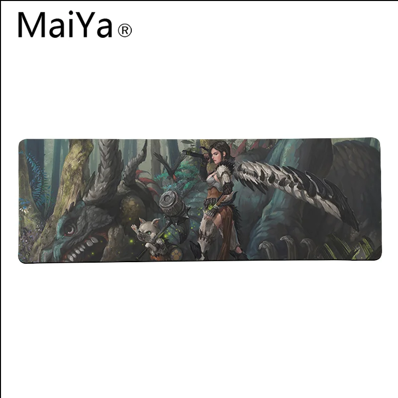 Высококачественный дизайнерский резиновый коврик для мыши Maiya Monster Hunter World DIY