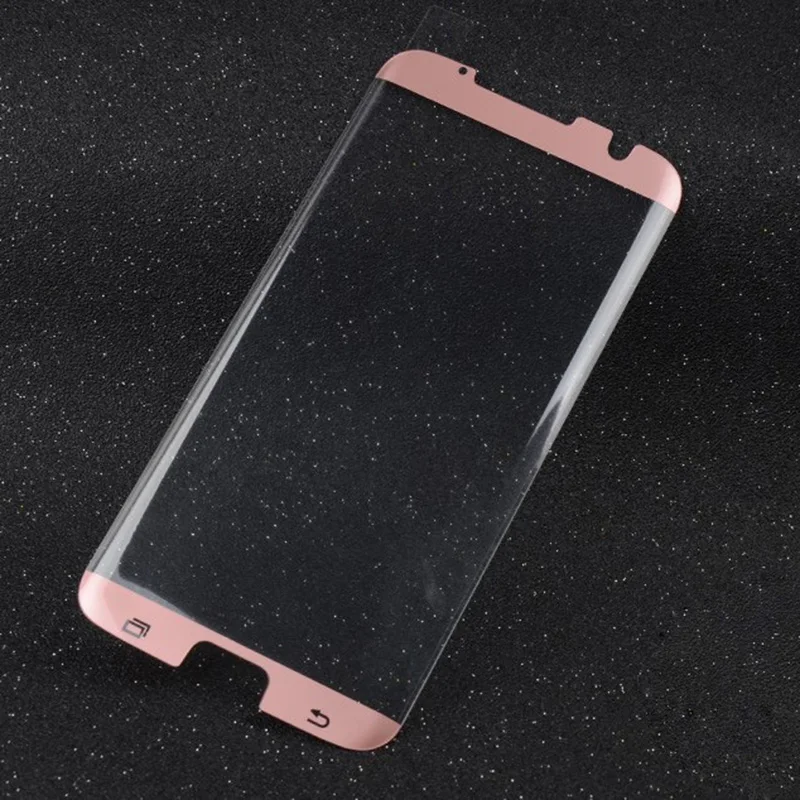 3D закаленное стекло для Samsung Galaxy S7 Edge полное покрытие круглая изогнутая