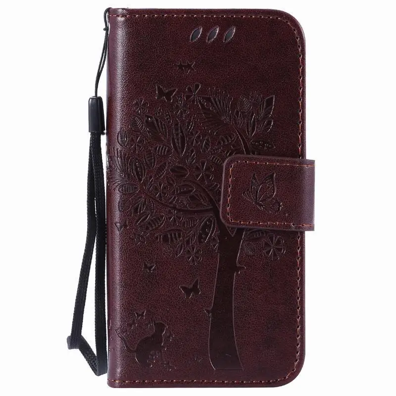 Коричневый Для Coque iPhone 4S чехол кожаный бумажник откидная крышка iPhone 4S чехол для телефона для Apple iPhone 4 4S Чехол подставка с отделением для карт - Цвет: Коричневый