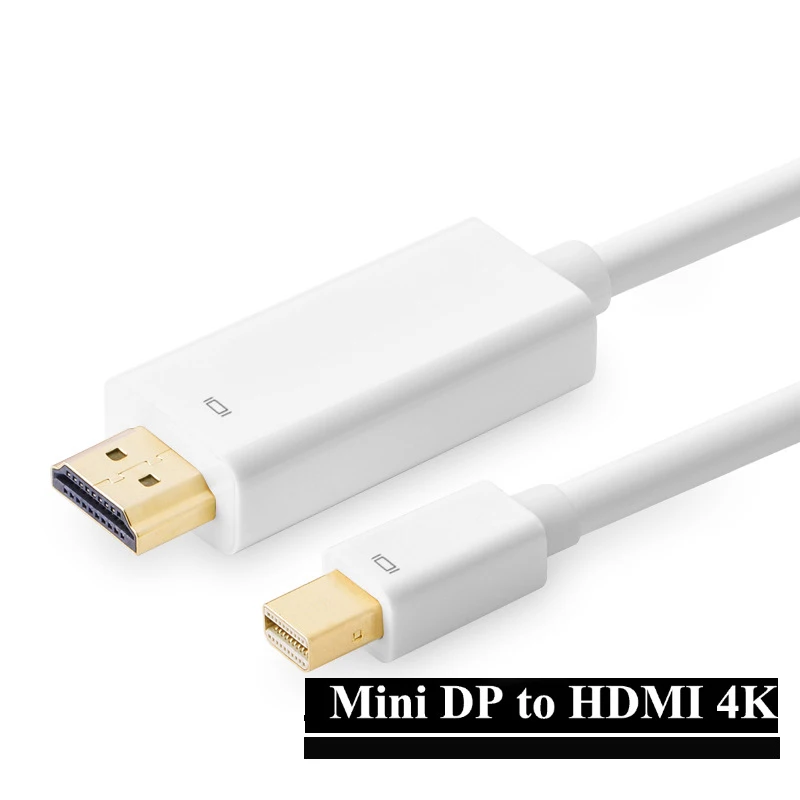 4K Mini DisplayPort to HDMI адаптер DP кабель Thunderbolt 2 конвертер для MacBook Air 13 Surface Pro 4 Thunderbolt| |