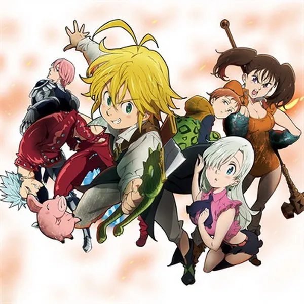 Seven Deadly Sins аниме персонажи 45*45 см квадратная подушка чехол s #40429|seven deadly sins anime|pillow