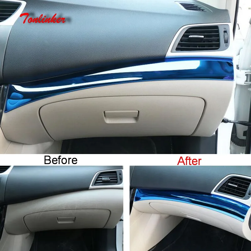 Tonlinker Чехлы наклейка для Nissan SYLPHY 2016-18 Стайлинг автомобиля 1 шт. коробка перчаток