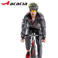 cycling raincoat suits safety reflective bike bicycle rainproof jersey jacket pants compressed windshield rain jacket set