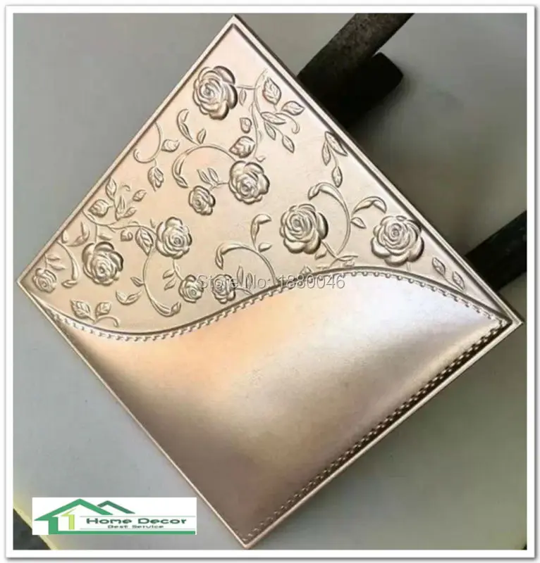 Новинка бесплатная доставка 3D панель из искусственной кожи настенная кожаные