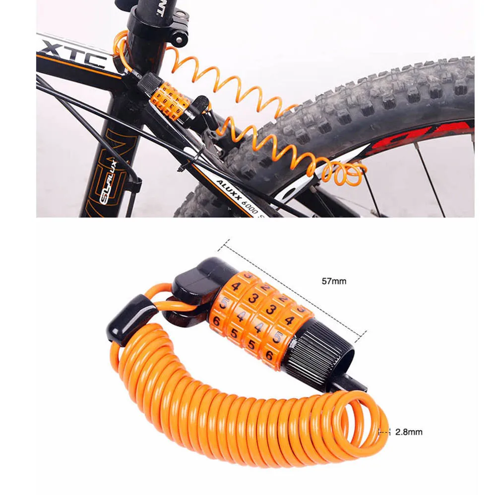 Многофункциональный велосипедный Кабель кодовый замок наружные багажные замки