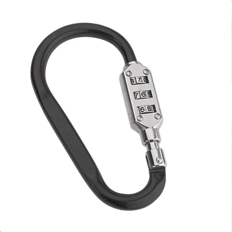 1pcs arc lock type locking carabiner / D padlock fast trunk buckle | Обустройство дома