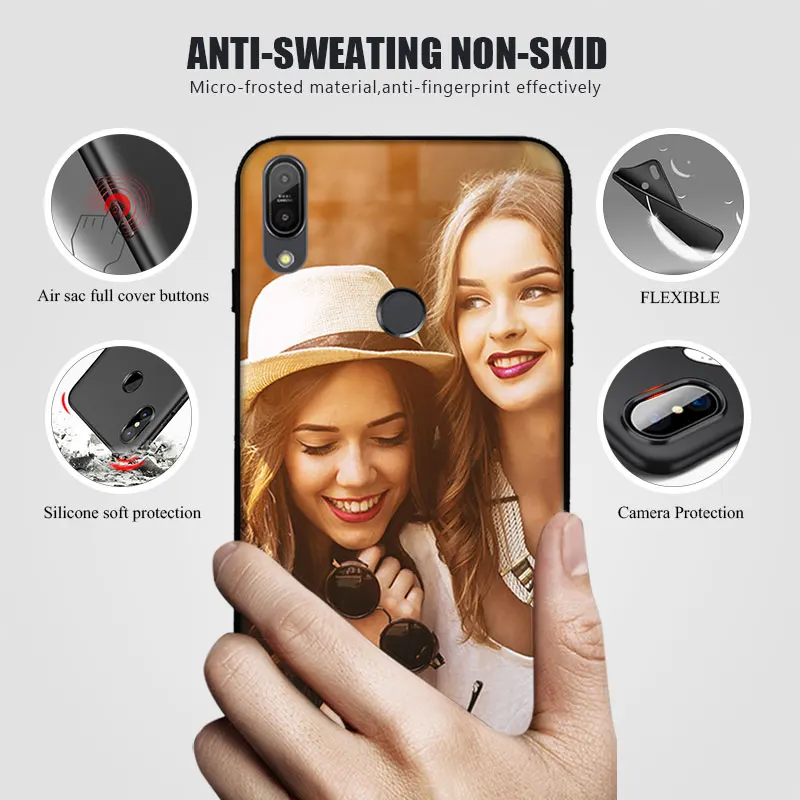 Чехол для Asus Zenfone Max Pro M1 ZB601KL индивидуальная фотография с именем печать чехол