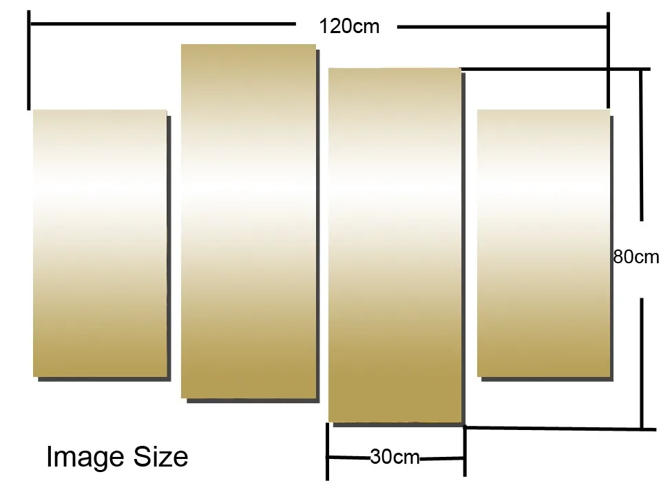 4 шт. большой холст картины Нью-Йорк мост настенные для гостиной печать Домашний