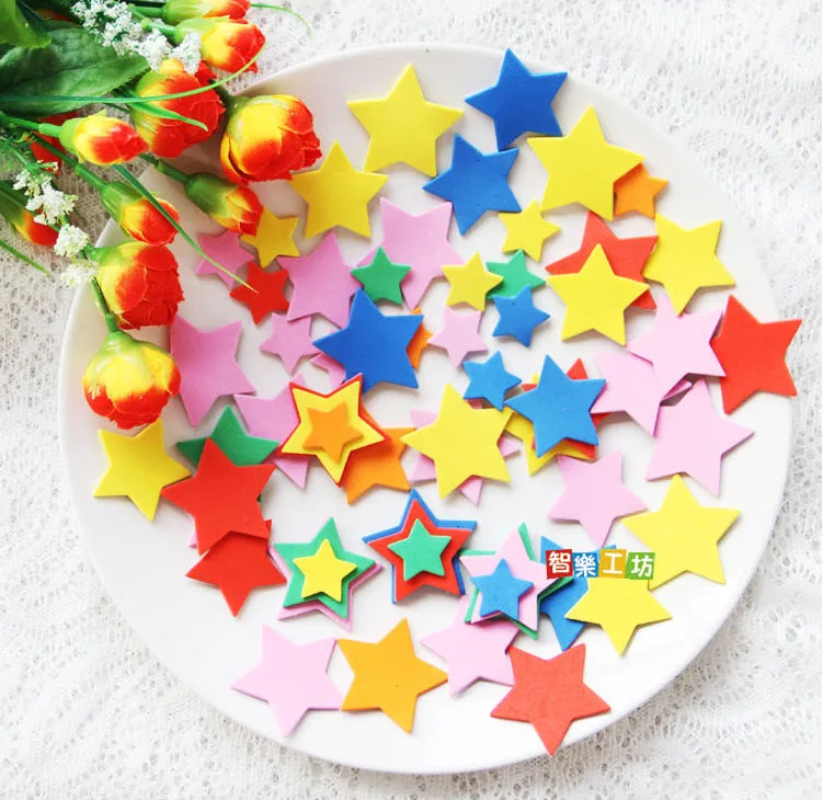 Красивая эва патч губчатая бумага пена стикер ручной работы DIY материал детские