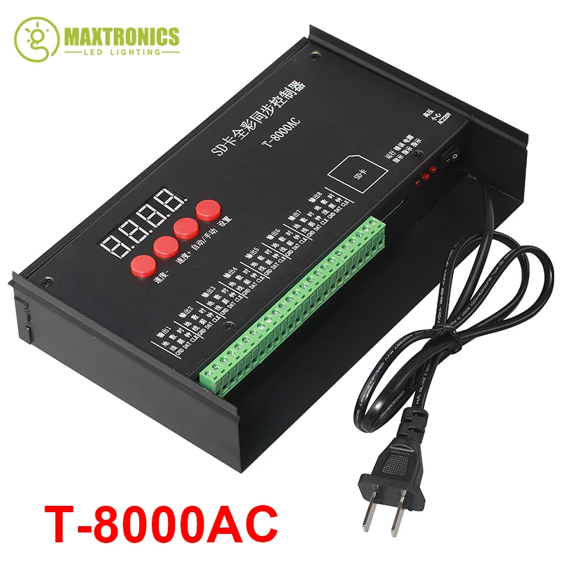 Контроллер пикселей для sd карты WS2801 WS2811 LPD8806 макс. 8192 5 в пост. Тока оптовая цена|pixel