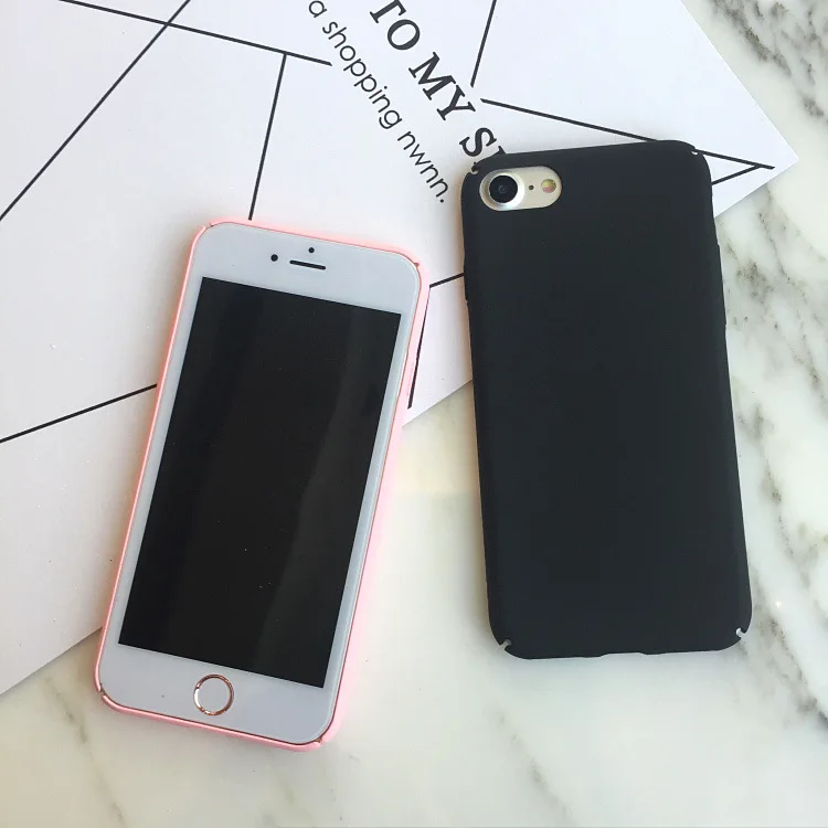 Ultra Thin Silk Feeling Matte Case For iPhone 6 6S 7 8 Plus 5 5s Hard PC Plastic Cover X XR XS MAX Phone Coque |