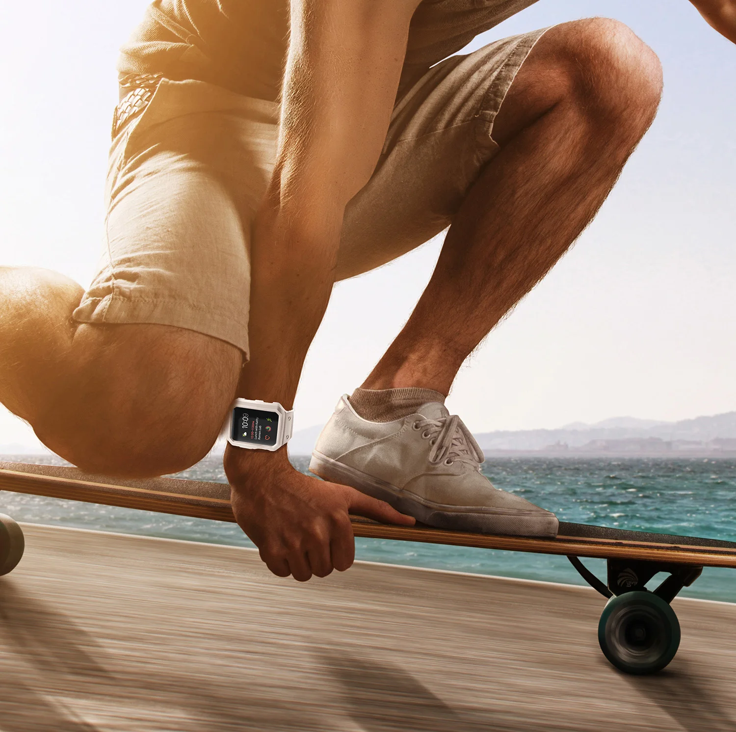 Ремешок для часов Apple Watch 42/38 мм водонепроницаемый резиновый браслет из ТПУ с