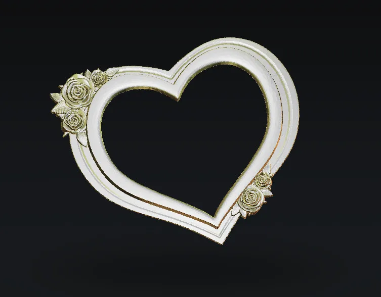 Цифровой файл Декор Рамка 3d модель рельеф для ЧПУ резьба гравировка в STL формат