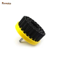 dia 80mm drill power scrub clean brush for leather plastic wooden furniture car interiors cleaning