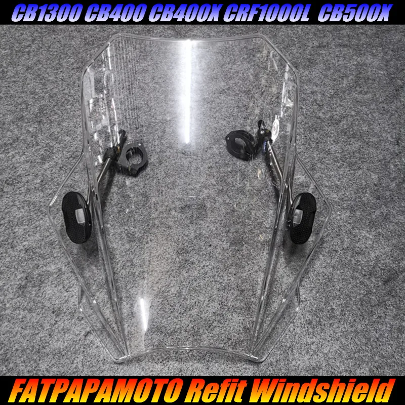 Аксессуары для мотоциклов HONDA CB1300 CB400 CB400X CRF1000L CB500X 22 26 28 мм Универсальный лобовое