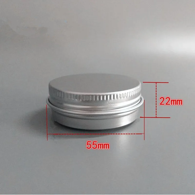 

500pcs 30g aluminum jar, 30 gram metal cream jar, 1 oz silver aluminum tin, 30 g metal cosmetic container