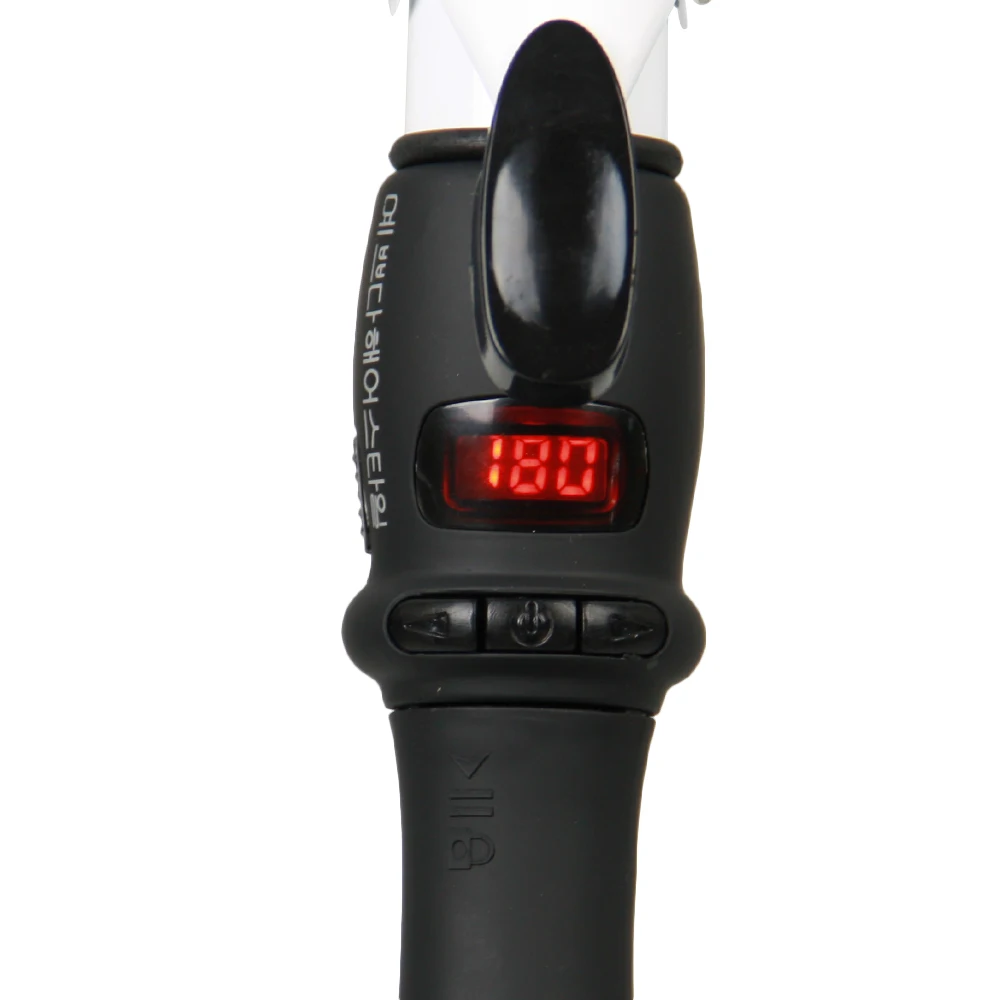 NewView Профессиональный Керамика для завивки волос ЖК-дисплей щипцы ролика волосы