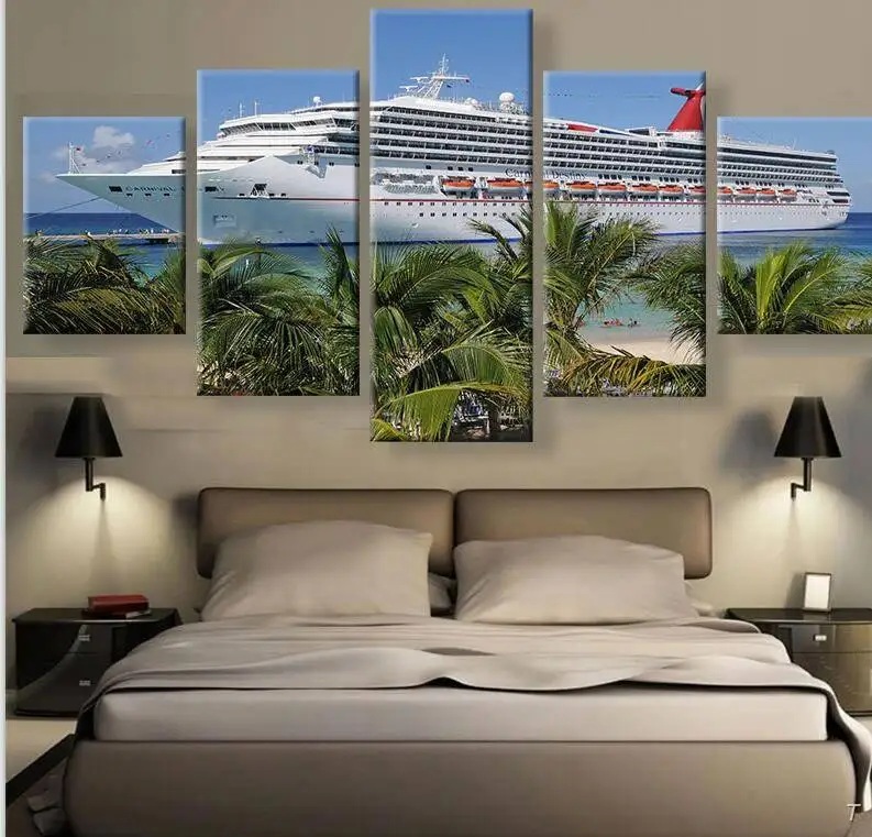 Рамка 5 панелей картина для гостиной Декор модульная высокое качество фотографии