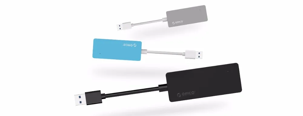 ORICO HC4-U3 USB 3,0 концентратор 4 Порты и разъёмы микро-концентратор разделитель Портативный адаптер multi USB для ноутбук планшетный ПК