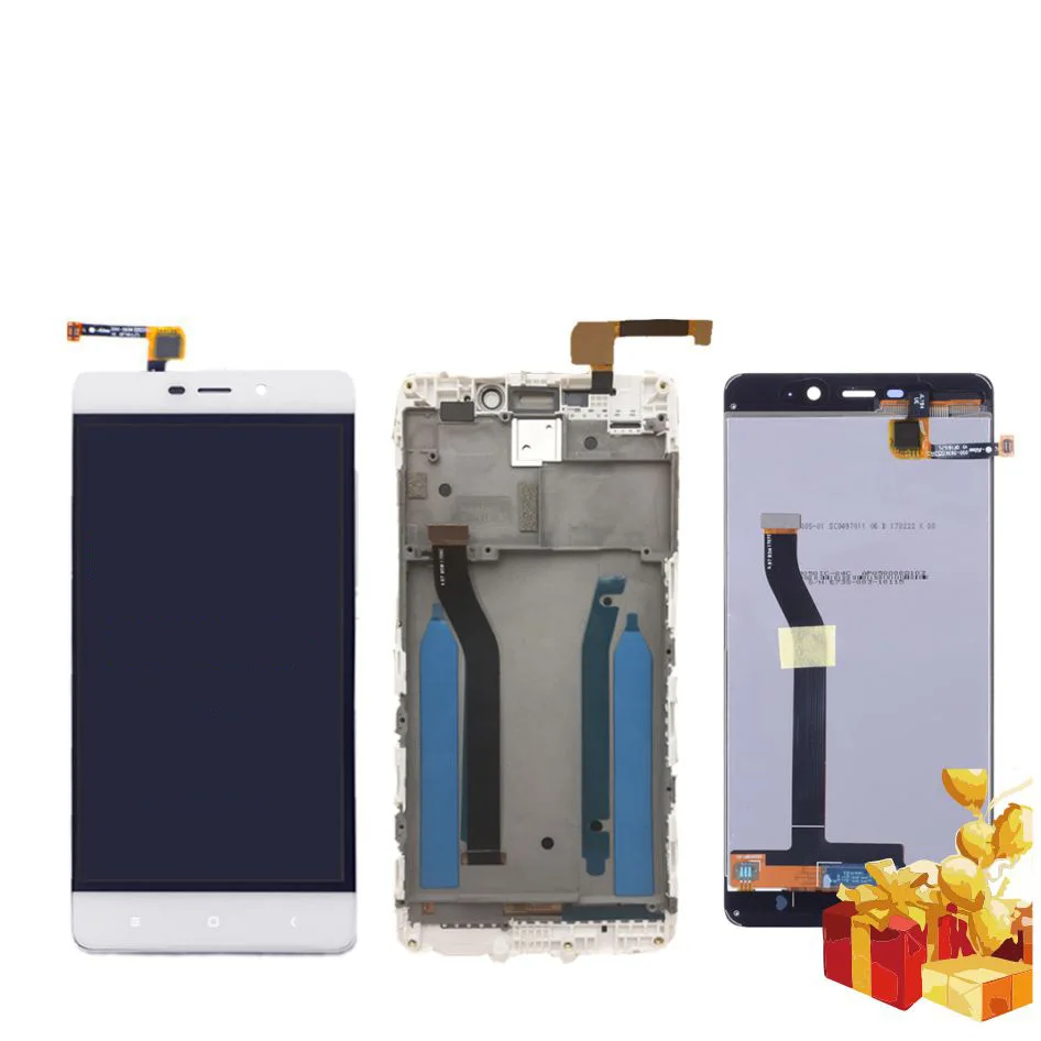 

For Xiaomi Redmi 4 Pro Prime LCD Screen Display + Touch Screen Digitizer Assembly With Frame Black White Gold