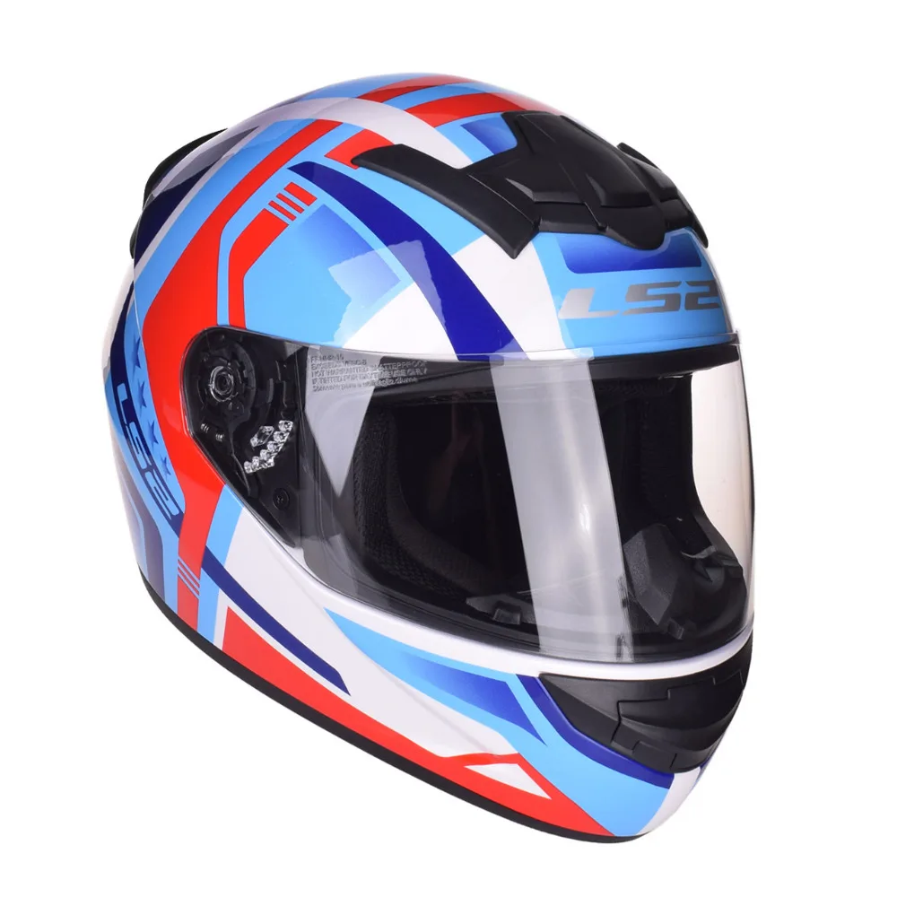 LS2 мотоциклетный шлем гоночный Полнолицевой каск Caschi для Suzuki мотоцикл велосипед