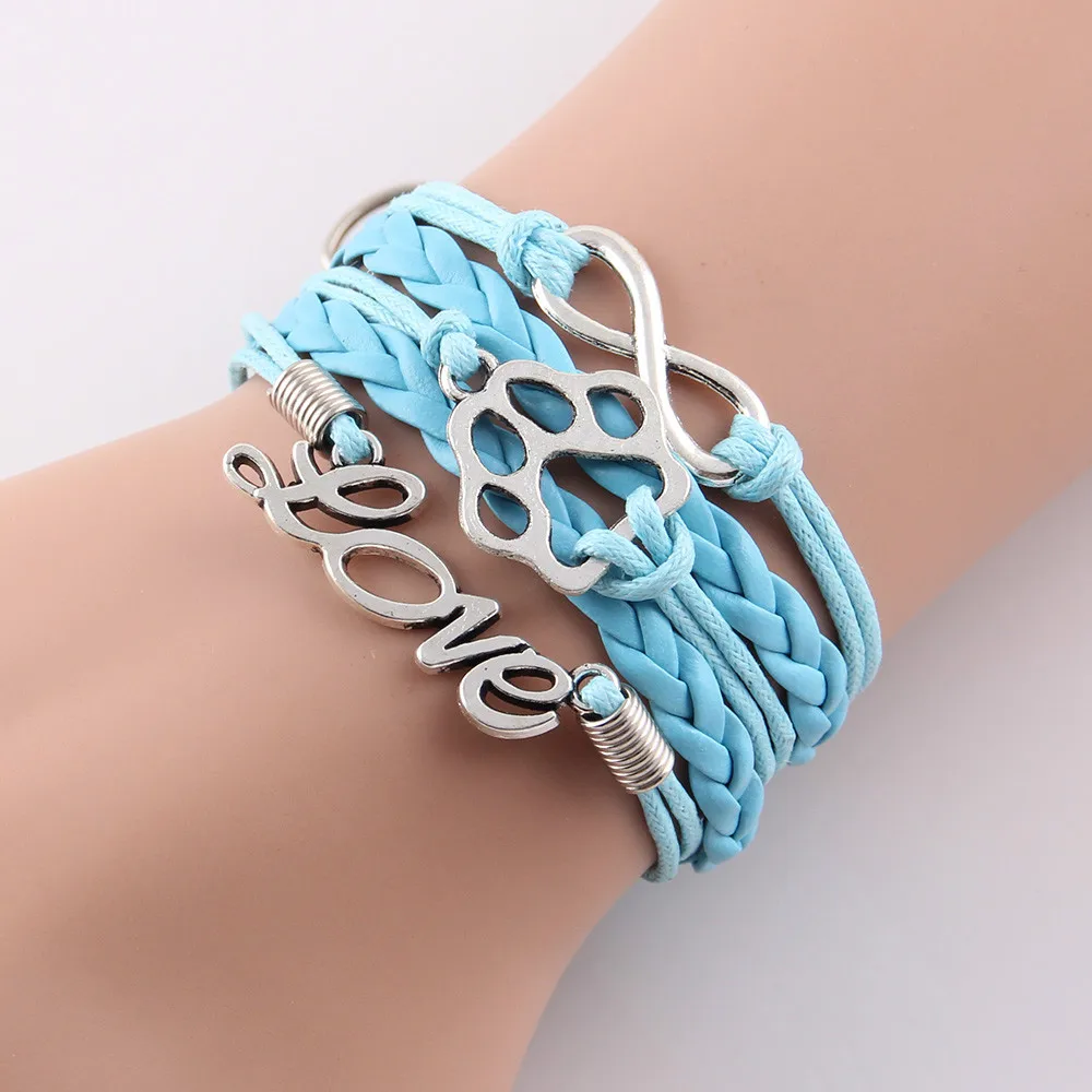 Браслет с надписью love бесконечность|dog bracelet|men braceletbangles for women |