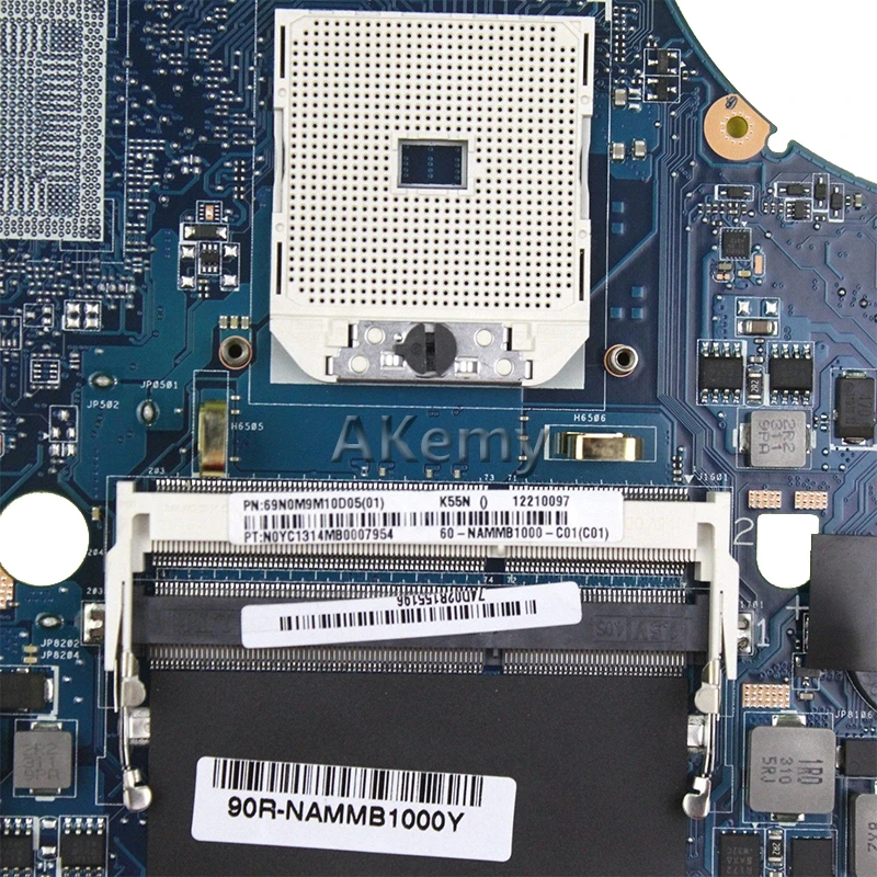 AK K55N материнская плата для ноутбука ASUS K55N K55DE K55DR K55D K55 тестовая оригинальная материнская плата