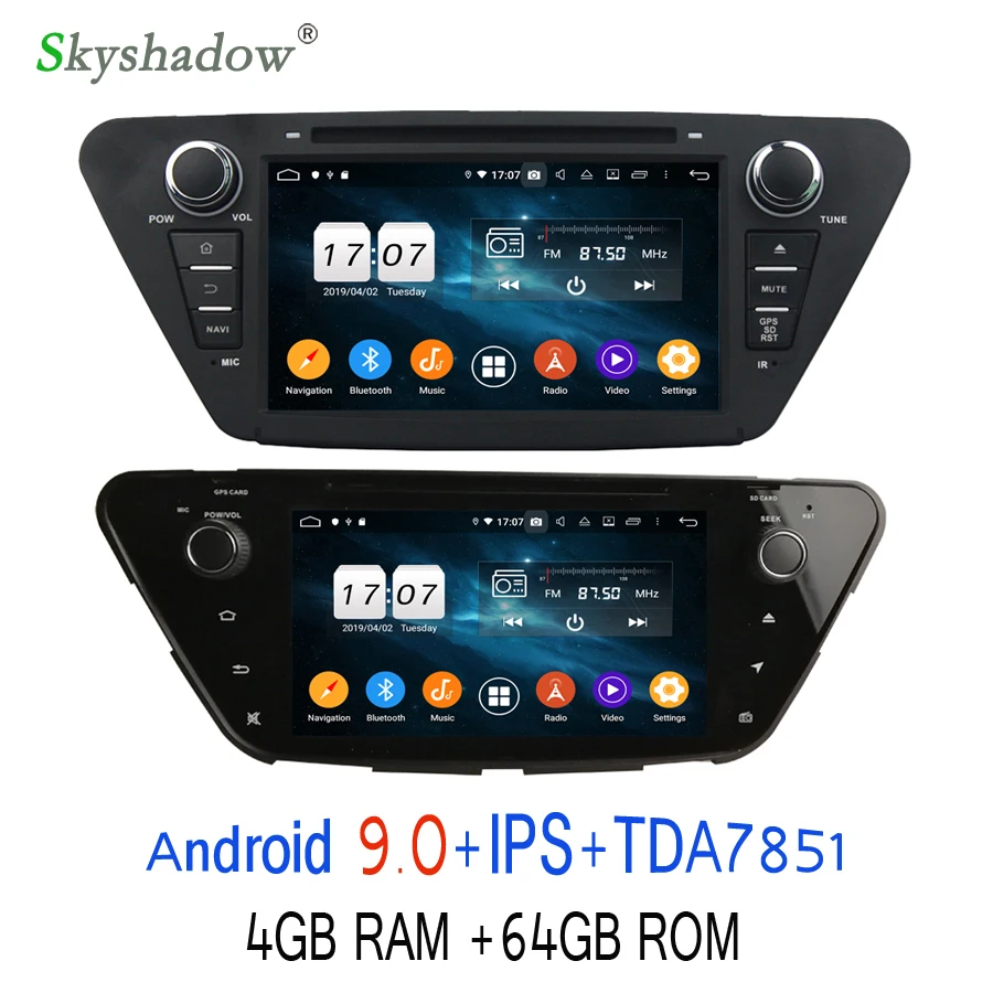 DSP TDA7851 Android 9,0 для Lifan X50 8 ядерный 4 Гб ОЗУ 64 Гб ПЗУ автомобильный dvd-плеер gps карта RDS радио wifi Bluetooth 4,2 DVR камера ТВ