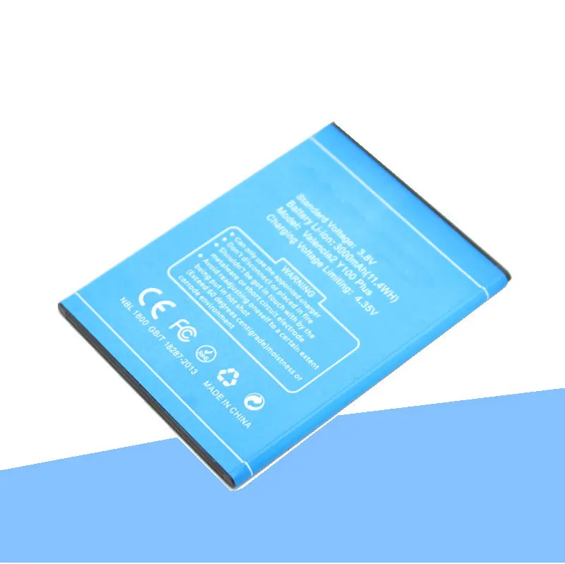 iSkyamS 5pcs 3000mAh High Quality Replacement Battery for Doogee Y 100 Plus For DOOGEE Valencia 2 Y100 Batteria | Мобильные телефоны