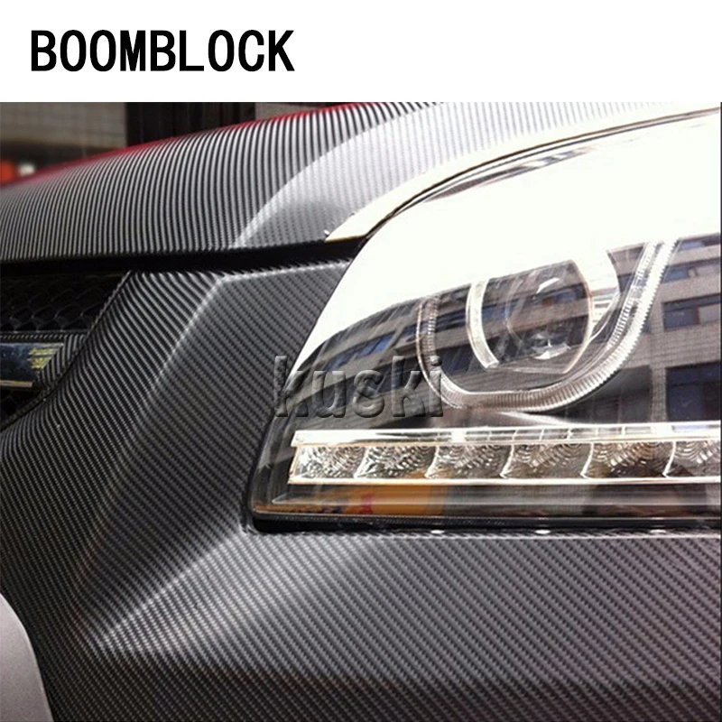 BOOMBLOCK 30*127 см автомобильный Стайлинг наклейка из углеродного волокна для Toyota corolla
