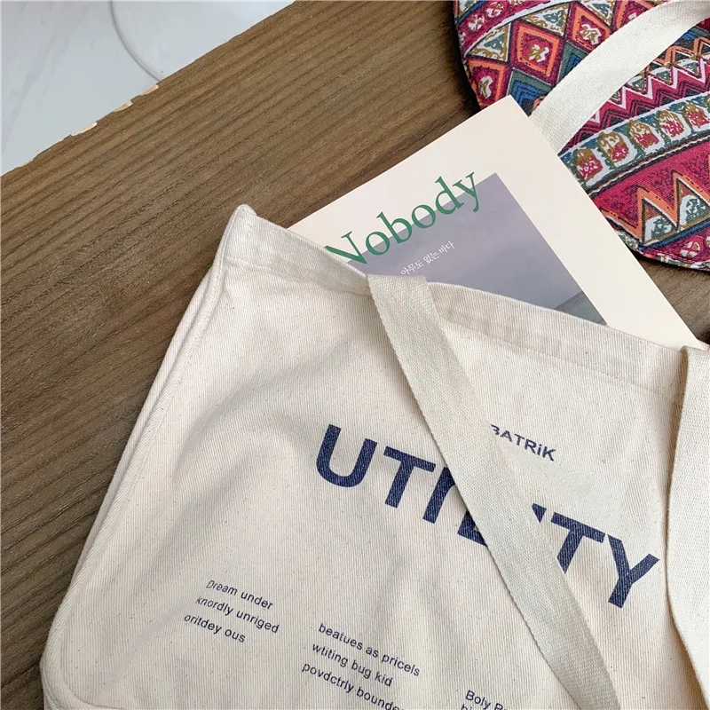 Youda оригинальная новая женская сумка для покупок с буквенным принтом Большая