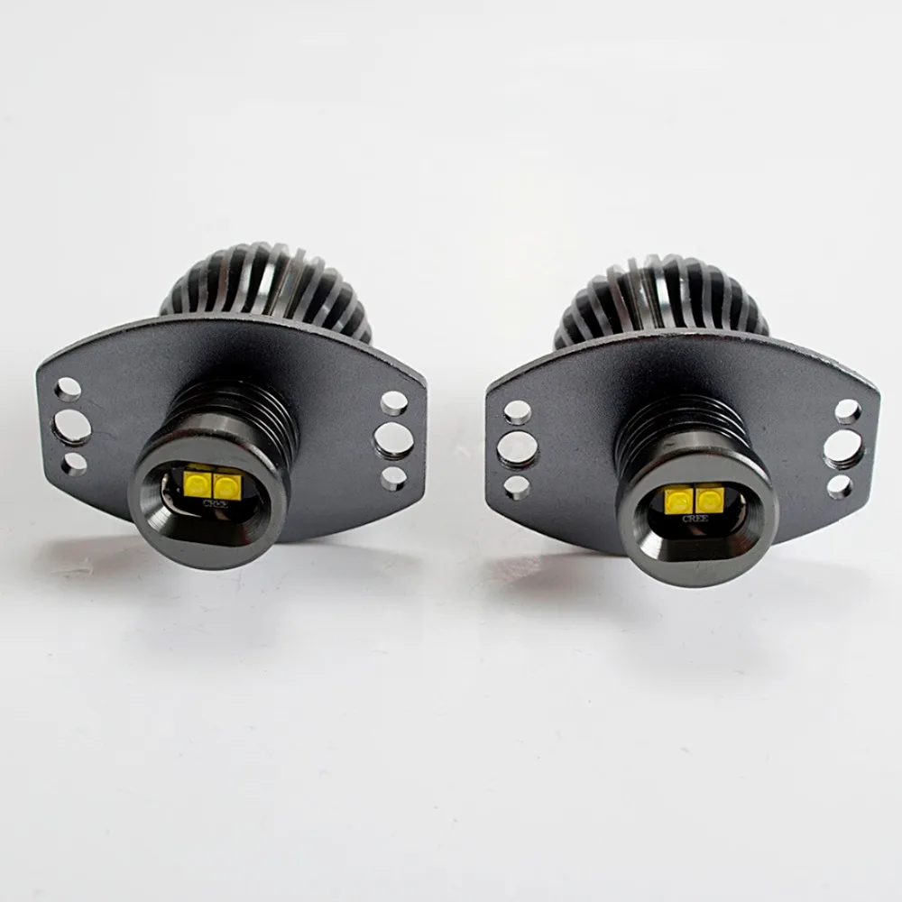 Бегемот светодиодные габаритные огни глаза ангела 2*20 Вт 40 Высокая мощность белый