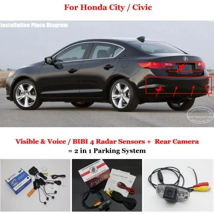 Парковочные датчики для автомобилей датчик заднего вида камера Автомобильная