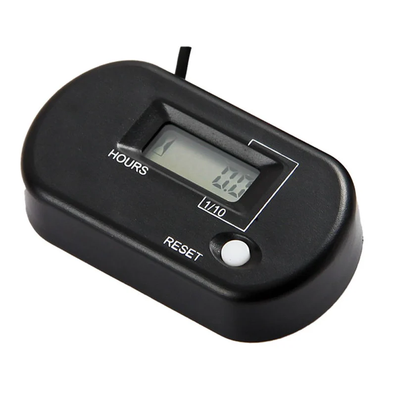 Водонепроницаемый цифровой ЖК-счетчик часов для pit bike бензопила jet ski dirt quad