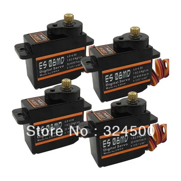 Фото Мощный комбинированный двигатель для TALON FPV Plane motor esc prop servos kit X2814 FLYFUN 60A ES08MD Propeller RC Power ed Glider электрические самолеты №4
