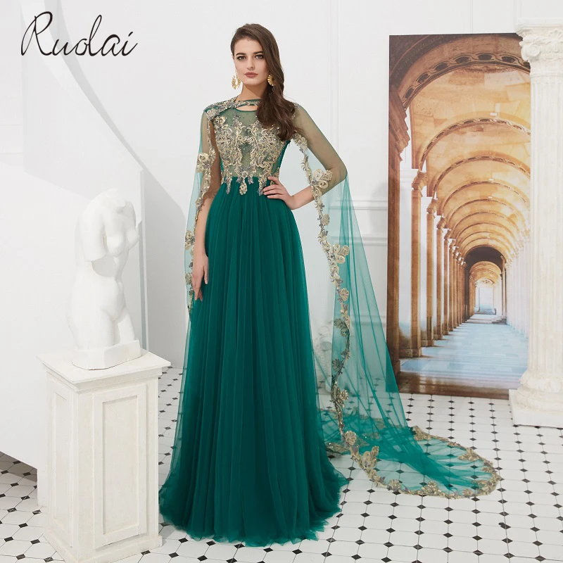 

New Dress Gown Evening Dresses Long 2019 Long Cloak Evening Gowns For Women Evening Dress vestidos de fiesta vestido de noche