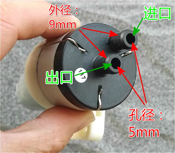 Маленькие диафрагменные вакуумные микро насосы высокого давления DC 12 24 В (6 8)|micro