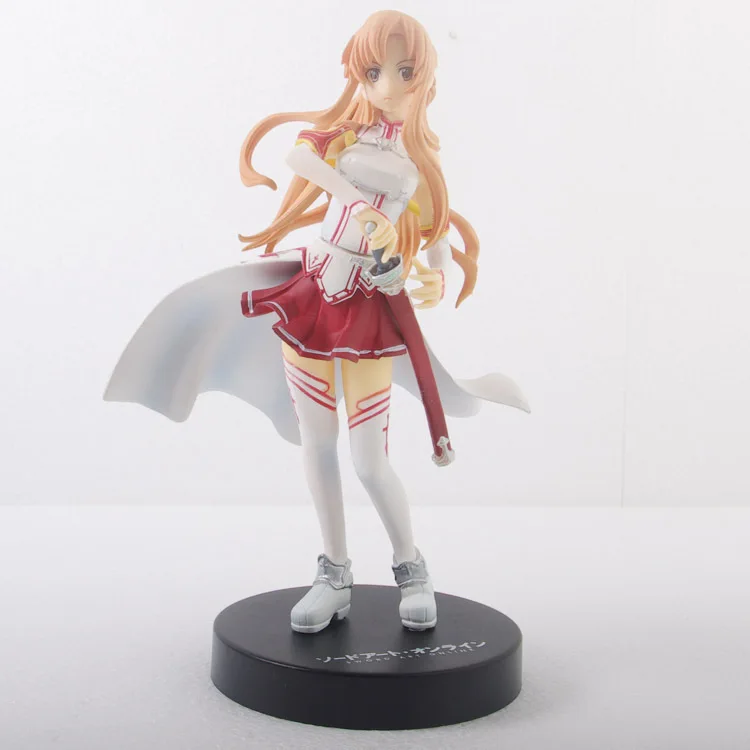 Новинка горячая Распродажа рисунок с мечом S.A.O. Kirigaya Kazuto Yuuki Asuna 15 см ПВХ подарок