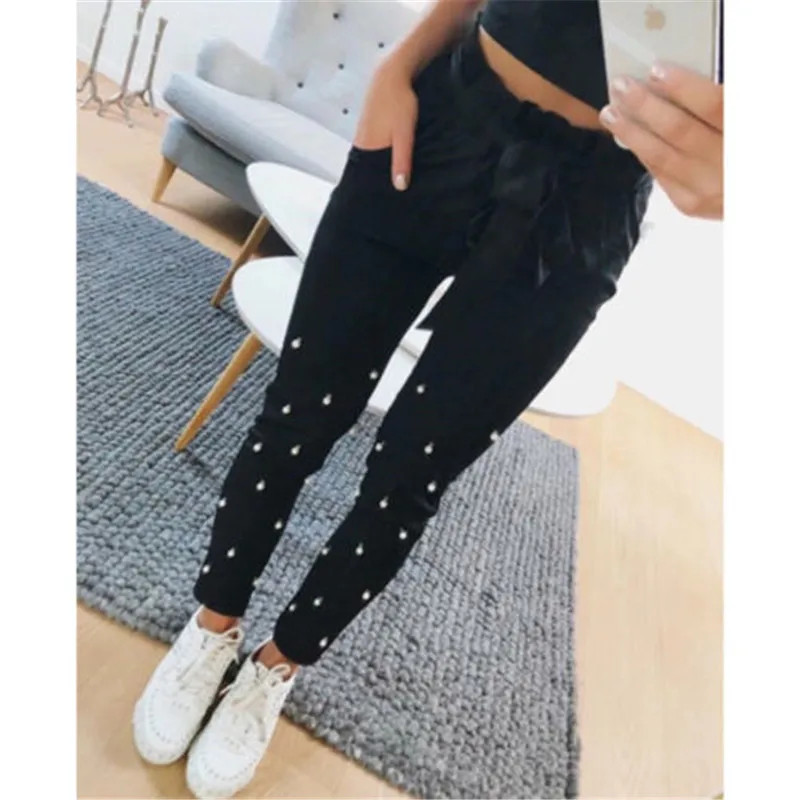 Ladies women's wear High Waist Leggings Full Length Seamless Slimming Shapewear Leggy pure color Embroidered Flares pants | Женская